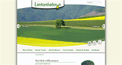Desktop Screenshot of lantershofen.de