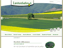 Tablet Screenshot of lantershofen.de